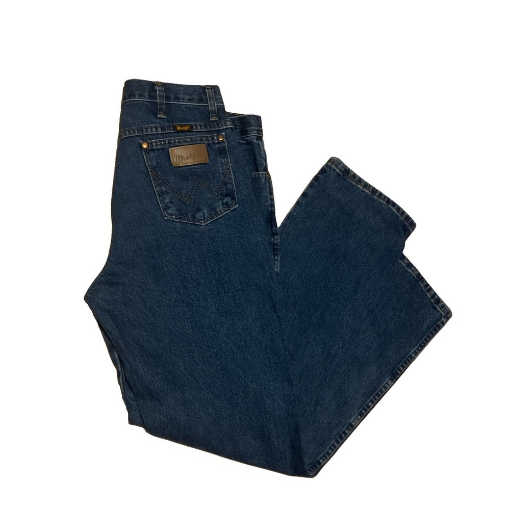 Wrangler 936GBK Cowboy Cut Jeans 35x32 Classic Slim Fit